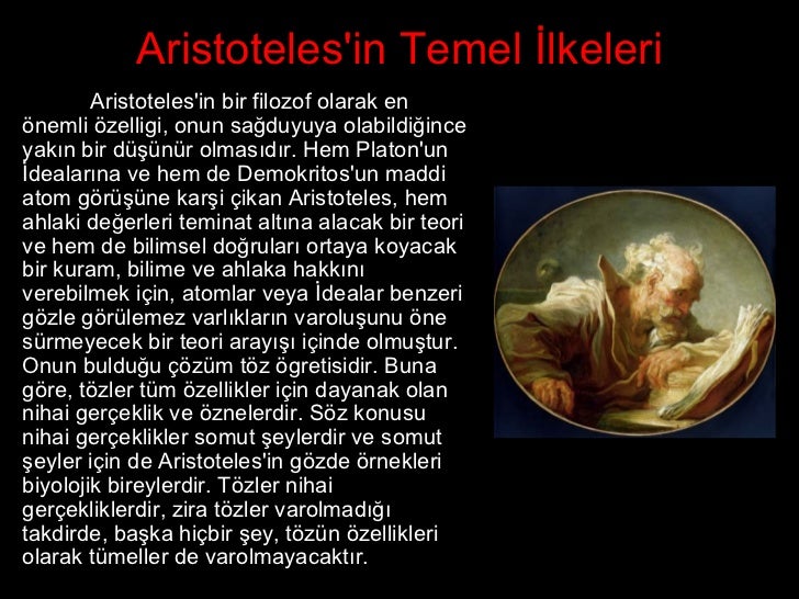 Aristoteliğin Mantığı: Temel İlkeler 90
